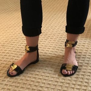 Tory Burch ankle wrap sandals